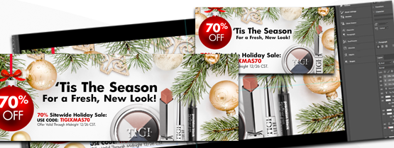 TIGI Cosmetics Holiday Sale Case Study