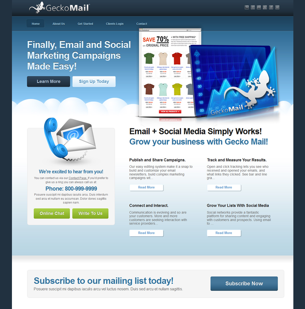 Gecko Mail Email Platform